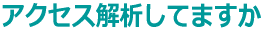 アクセス解析も重要です